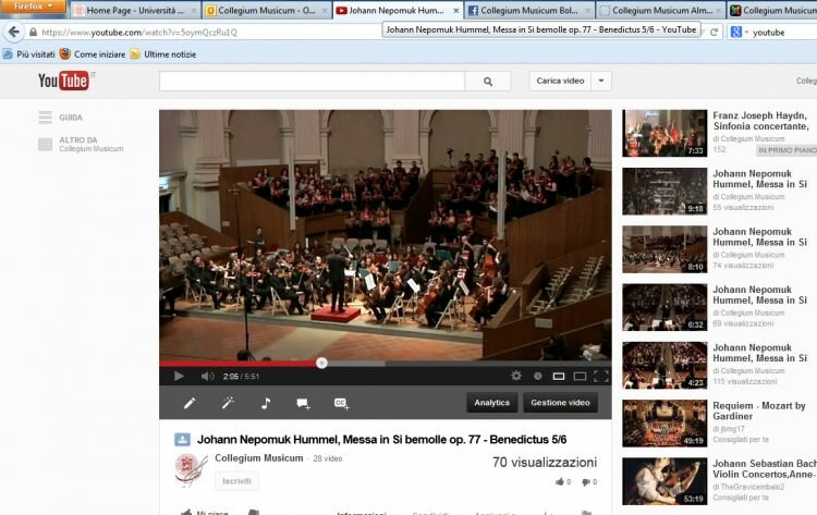 Scopri il canale YouTube del Collegium!